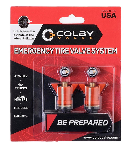 Emergency Valve - Orange, 2-Pack